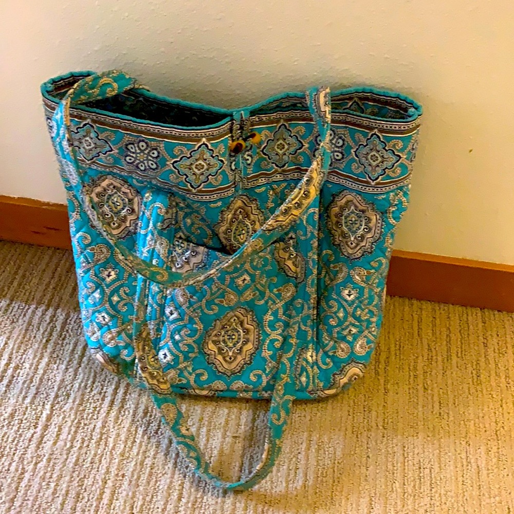 Vera Bradley Tote Aqua